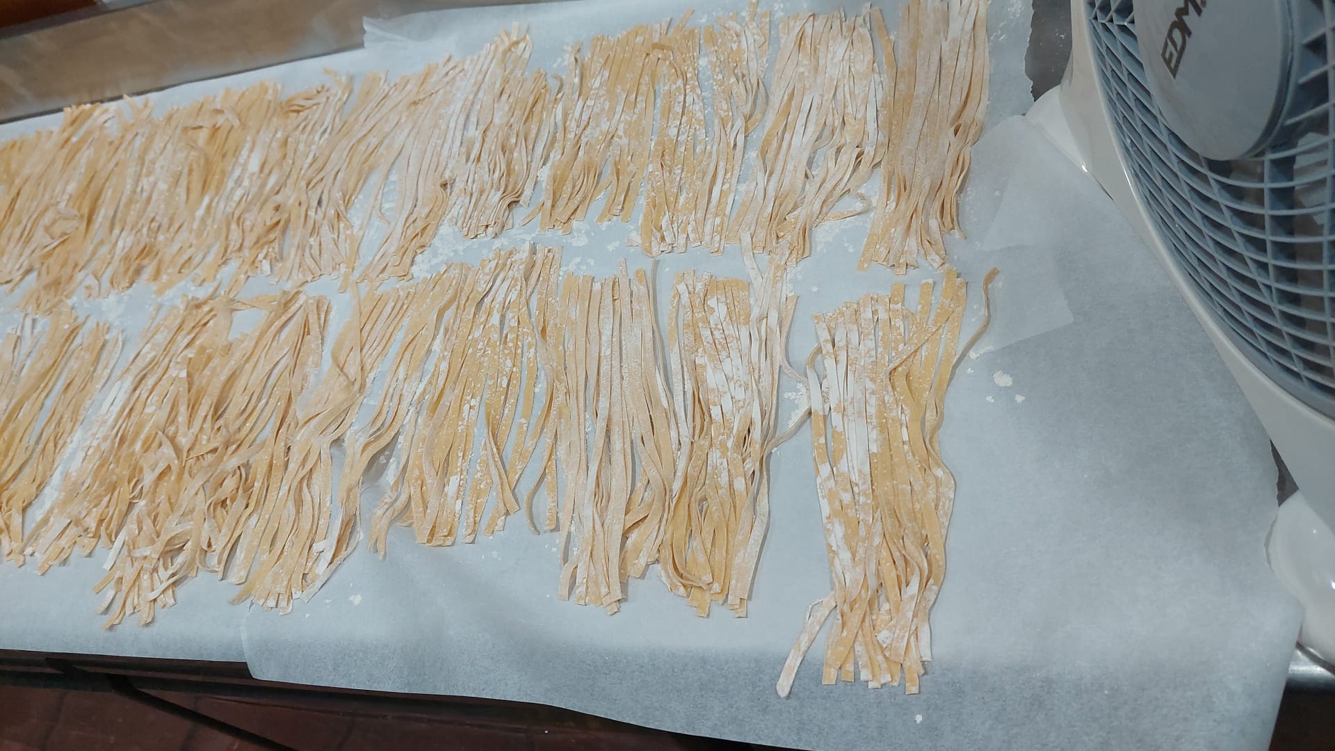Fettuccine casero